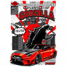 Return of Godzilla Nissan 35GTR T-Shirt CP-034