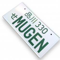 Mugen License Plate