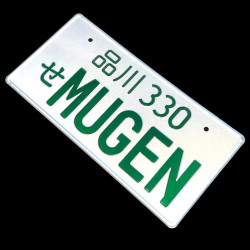 Mugen License Plate