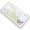 Sushi JDM License Plate