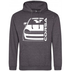 Opel Corsa C Outline Modern Hoodie