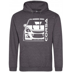 Opel Corsa D OPC Nürburgring Outline Modern Hoodie