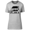 Bmw E30 Outline Modern T-Shirt Lady B-001