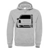 Audi RS4 B5 2000 Back Hoodie