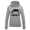 Audi RS4 B5 2000 Back Hoodie Lady