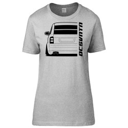 Audi A2 2000 Heck Auspuff T-Shirt Lady