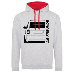 Audi A2 2000 Heck Freunde Varsity Hoodie