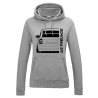 Audi A2 2000 Heck Freunde Hoodie Lady