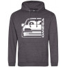 Opel Omega A Outline Modern Hoodie