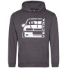 Opel Vectra A 2000 Outline Modern Hoodie