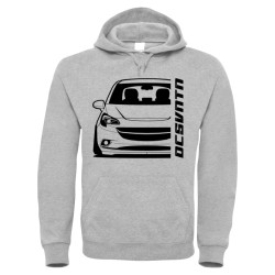 Opel Corsa E Outline Modern Hoodie