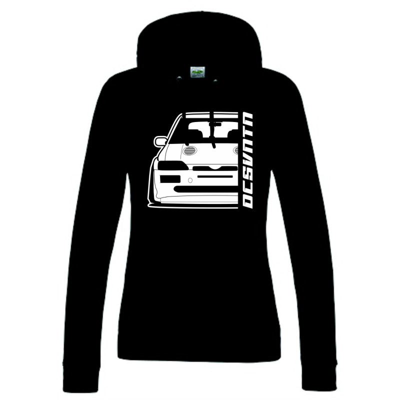 Ford Escort MK5 Cosworth 1995 Hoodie Lady