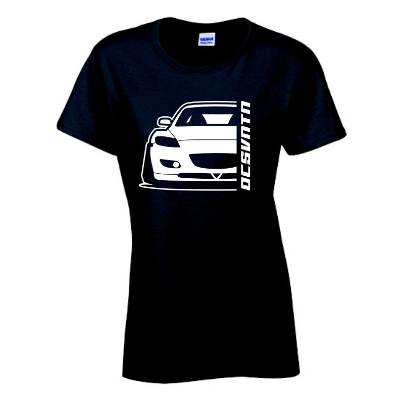 Mazda RX8 2003 T-Shirt Front Kontur Silouette