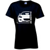 Mazda RX8 2003 T-Shirt Front Kontur Silouette