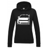 Toyota Celica T18 Outline Modern Hoodie Lady