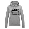 Porsche 911 Modell 996 2002 Facelift Hoodie Lady