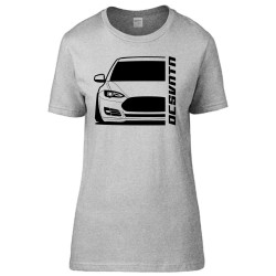 Tesla Model S 2013 T-Shirt Lady