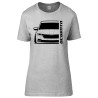 Skoda Octavia IV Combi 2019 T-Shirt Lady Front Kontur Silhouette