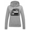 Toyota GT 86 Outline Modern Hoodie Lady