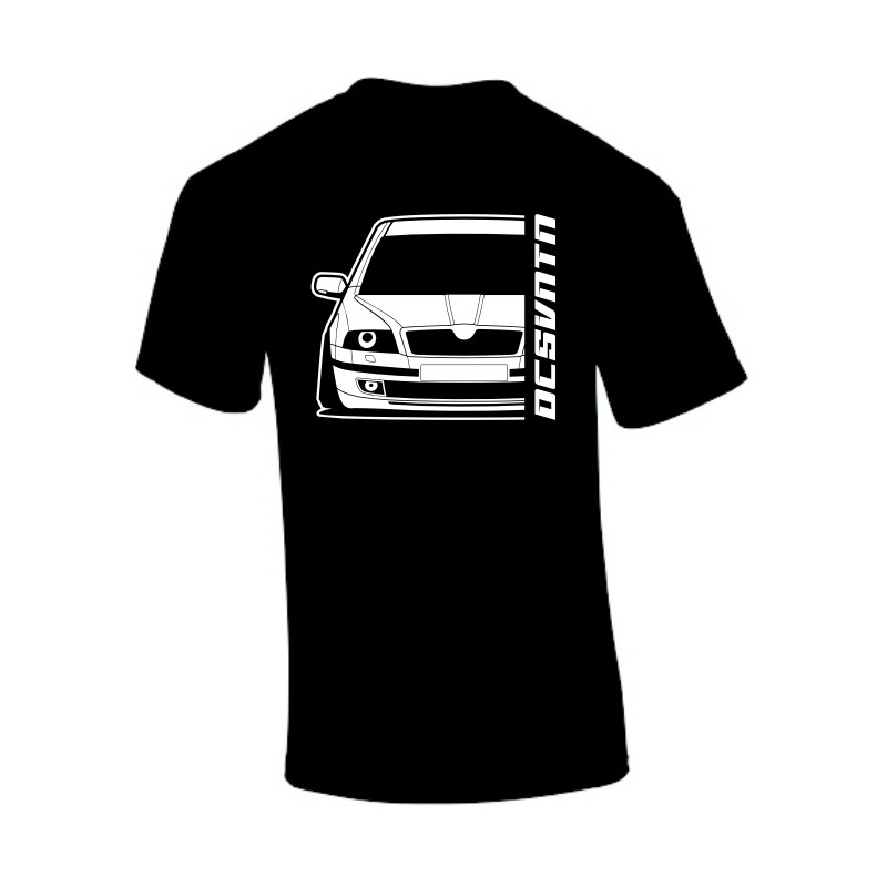 Skoda Oktavia I 2004 T-Shirt Front Kontur Silhouette