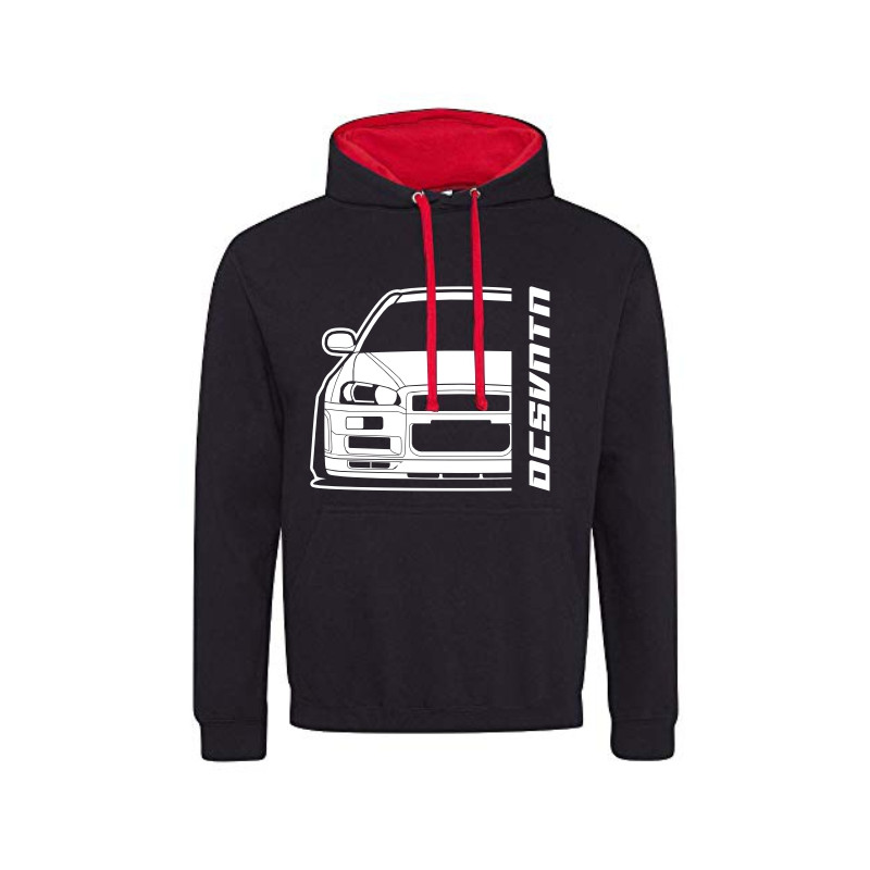 Skyline R34 GTR 1998 Varsity Hoodie