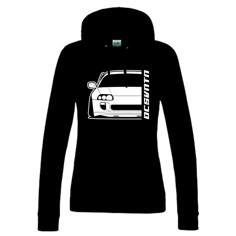 Toyota Supra MK 4 1993 TRD Spoiler Hoodie Lady
