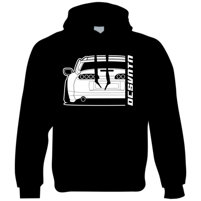Toyota Supra MK4 1993 TRD Spoiler Back Hoodie
