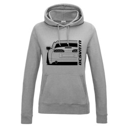 Toyota Supra MK4 1993 TRD Spoiler Back Hoodie Lady