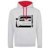 Toyota Supra MK4 1993 TRD Spoiler Back Varsity Hoodie