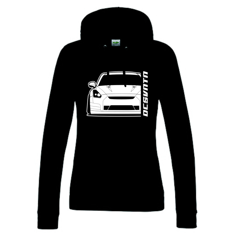 Nissan GT-R 2010 DBA 2007 Hoodie Lady