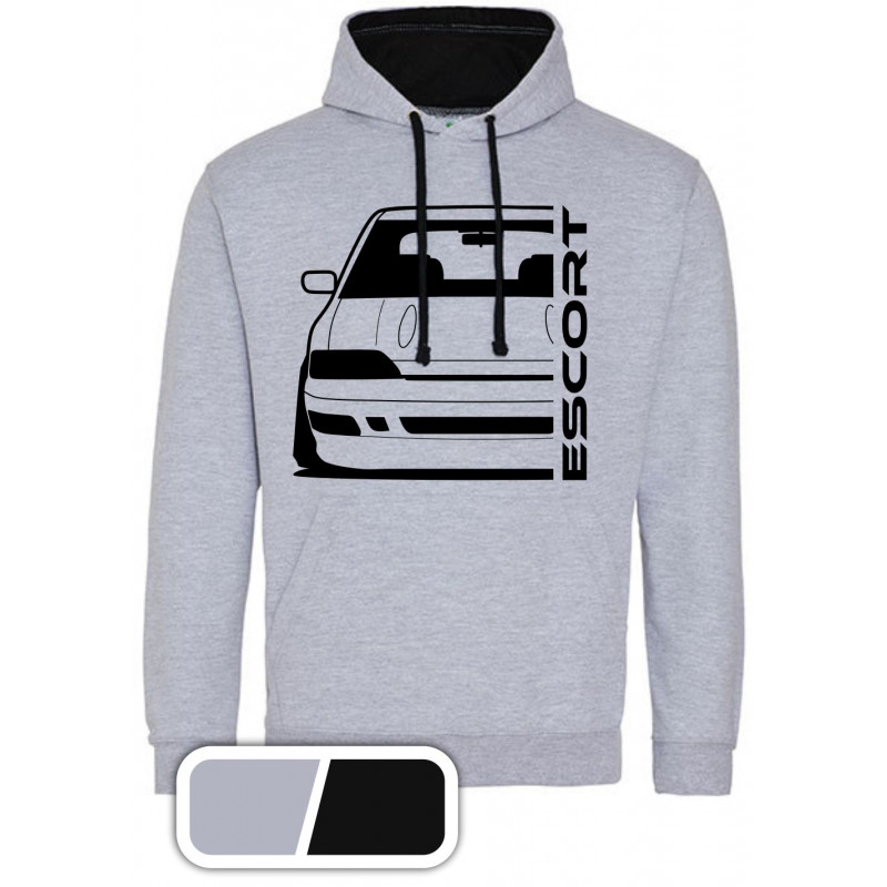 Ford Escort MK5 Rs2000 Outline Modern Hoodie Varsity FO-003