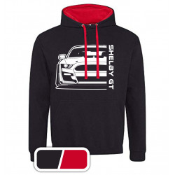 Ford Mustang Shelby GT500 2020 Outline Modern Hoodie Varsity FO-005