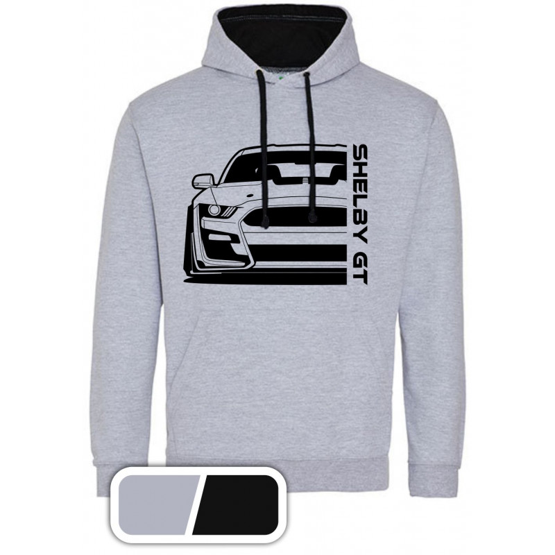 Ford Mustang Shelby GT500 2020 Outline Modern Hoodie Varsity FO-005