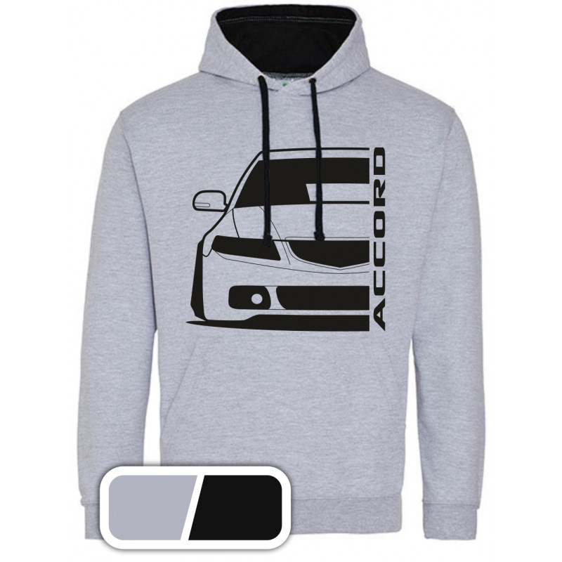 Honda Accord CL Outline Modern Hoodie Varsity