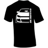 VW Scirocco R MK3 2009 T-Shirt Front Kontur Silhouette