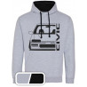 Honda Civic EE9 Vtec Outline Modern Hoodie Varsity