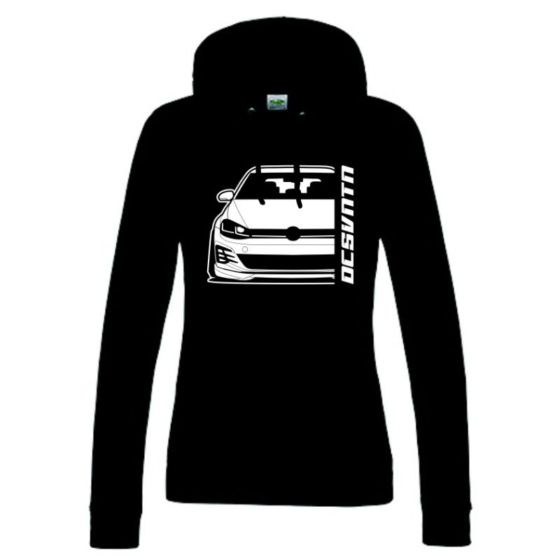 VW Golf MK 7,5 GTI TCR Facelift 2019 Hoodie Lady