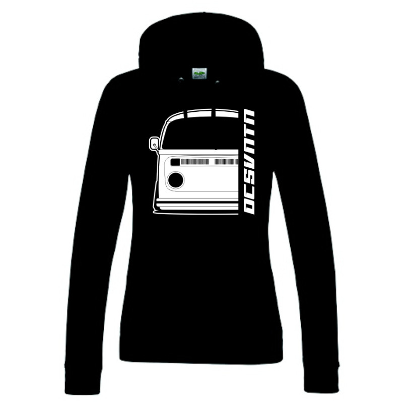 VW Transporter T2 1973 Hoodie Lady