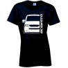 VW Multivan T5 2003 T-Shirt Lady Front Kontur Silhouette