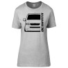 VW Multivan T5 2003 T-Shirt Lady Front Kontur Silhouette