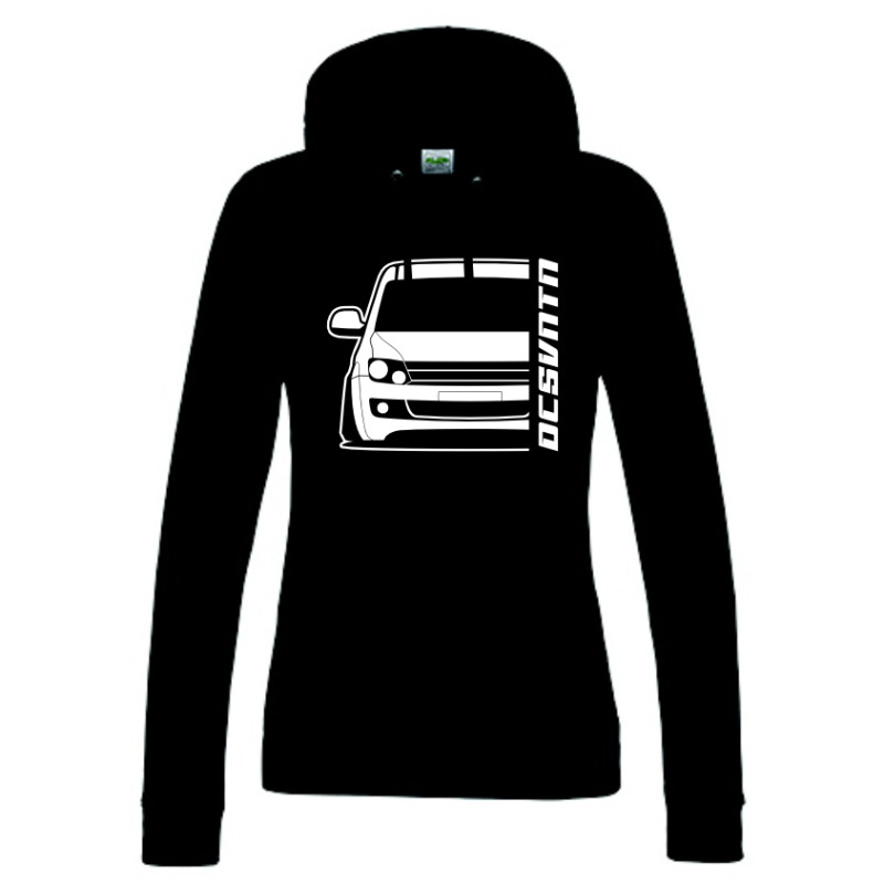 VW Amarok I 2010 Hoodie Lady Front Kontur Silhouette