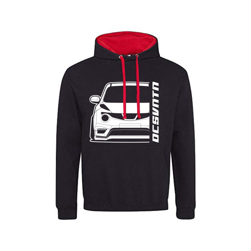 Nissan Juke Nismo 2013 Varsity Hoodie Front Kontur Silhouette