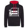 Nissan Juke Nismo 2013 Varsity Hoodie Front Kontur Silhouette