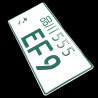 Honda EF9 JDM License Plate