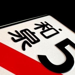 50-81 / Überführung  JDM License Plate