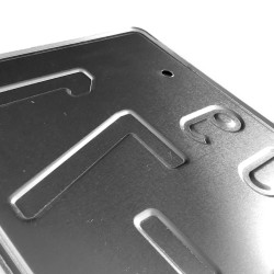 42-71 Black JDM License Plate