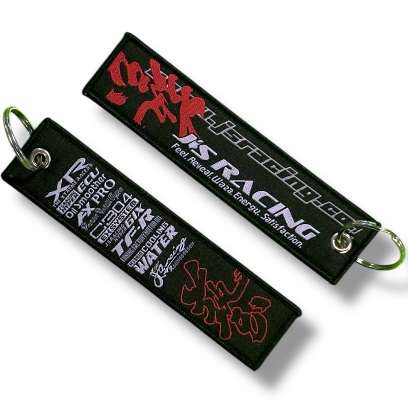 J,s Racing Schlüsselband kurz SY-016 gestickt