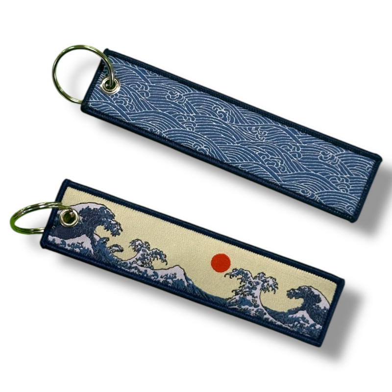 Waves Japan Sun II Schlüsselband kurz SY-056 gestickt