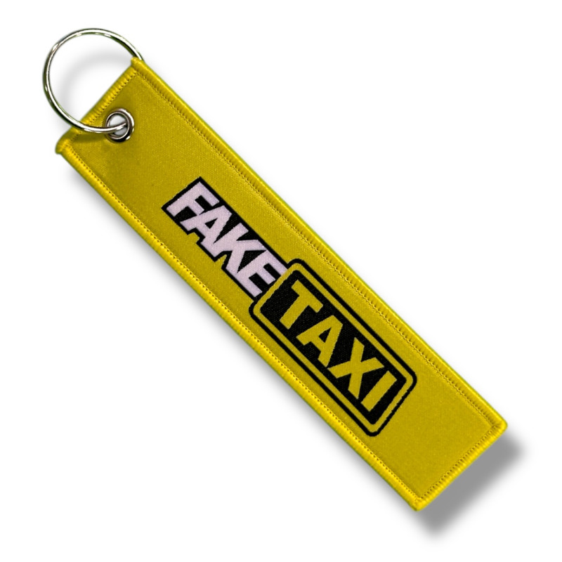 Fake Taxi Schlüsselband kurz SY-063 gestickt