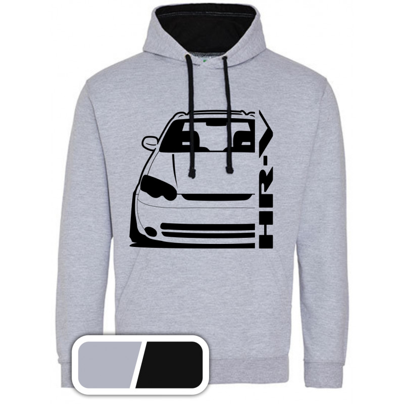 Honda HRV GH 4 Facelift Outline Modern Hoodie Varsity